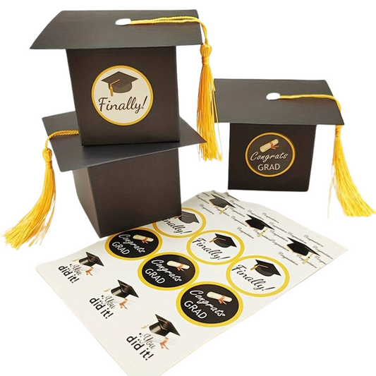 Graduation Hat Favours With Sticker
