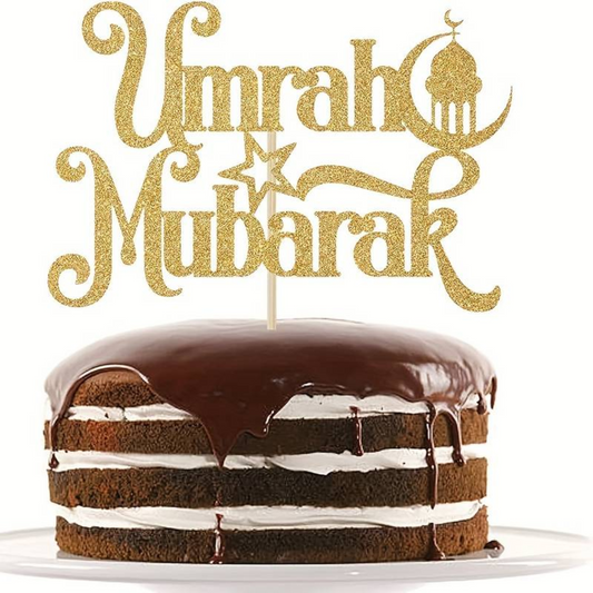 Umrah Mubarak Cake Topper