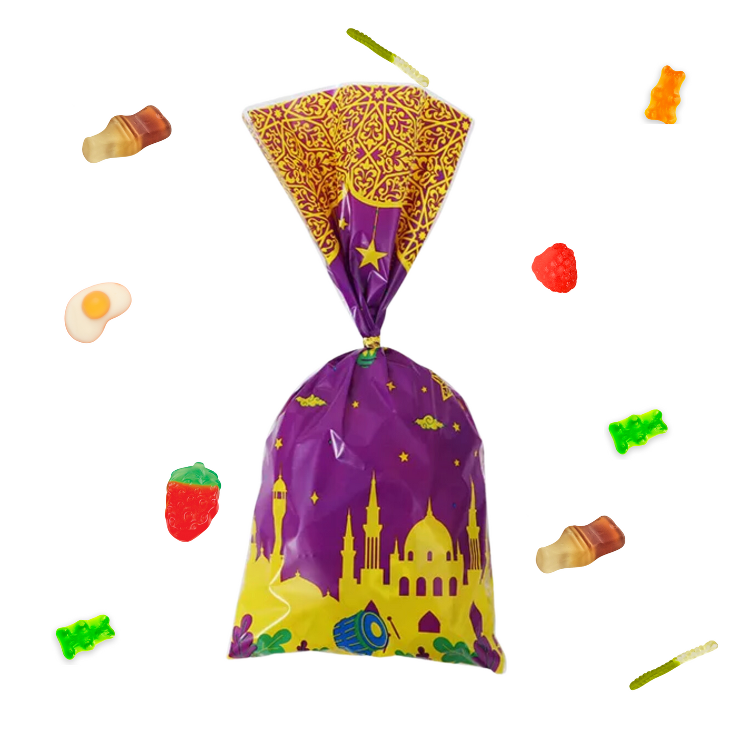 Purple Sweets Bag