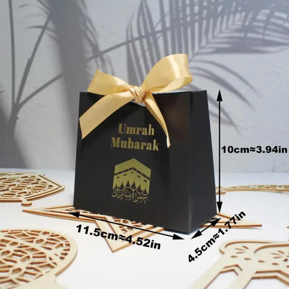 Umrah Mubarak Gift Bag Favour Sizing