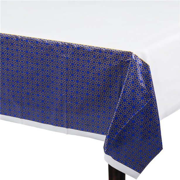 Eid Plastic Table Cover - 1.37m x 2.59m