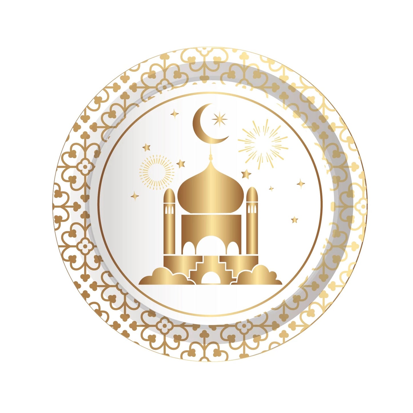 8 Pack Eid Plates - Large