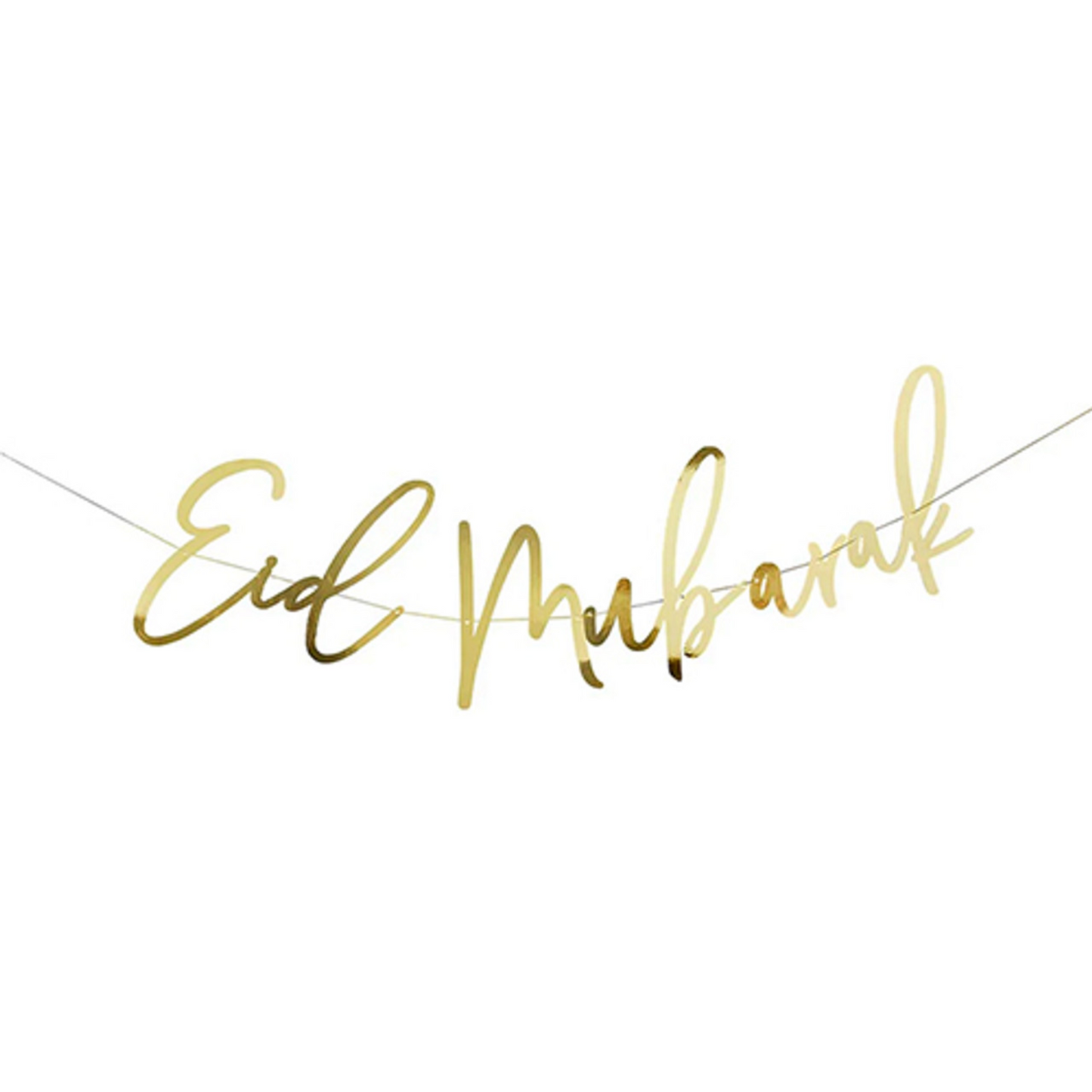Eid Mubarak Script Banner