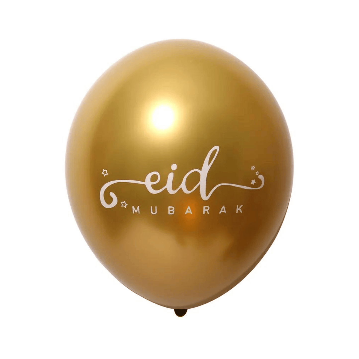 Gold Latex Eid Balloons 
