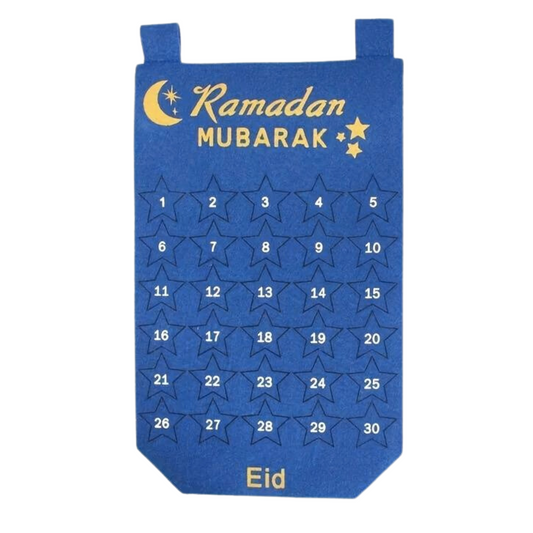 Blue Ramadan Calendar
