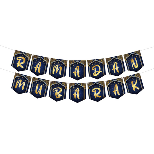 Ramadan Mubarak Bunting Banner