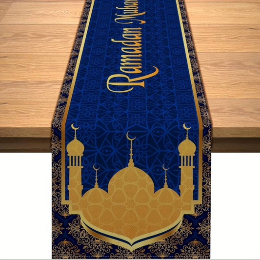 Ramadan Mubarak Table Runner