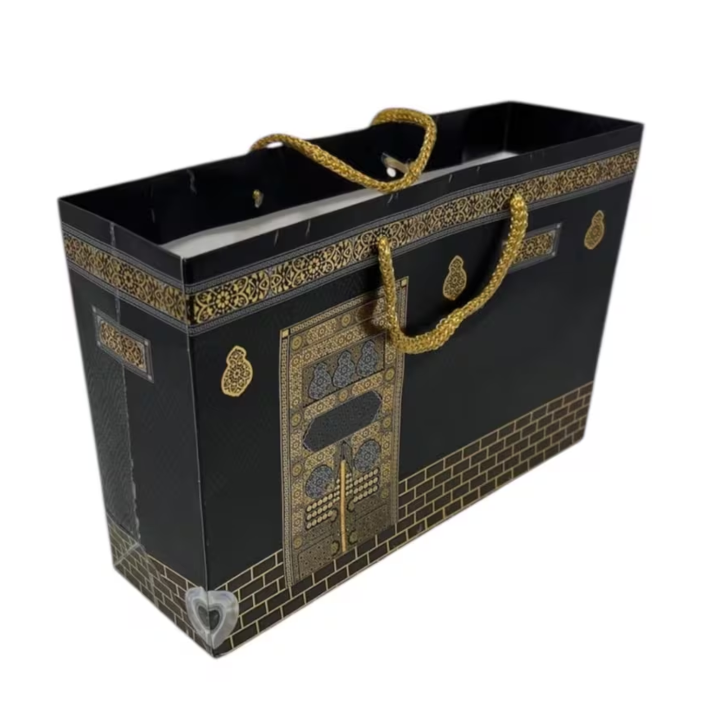Black Gift Bag with Kabah Design