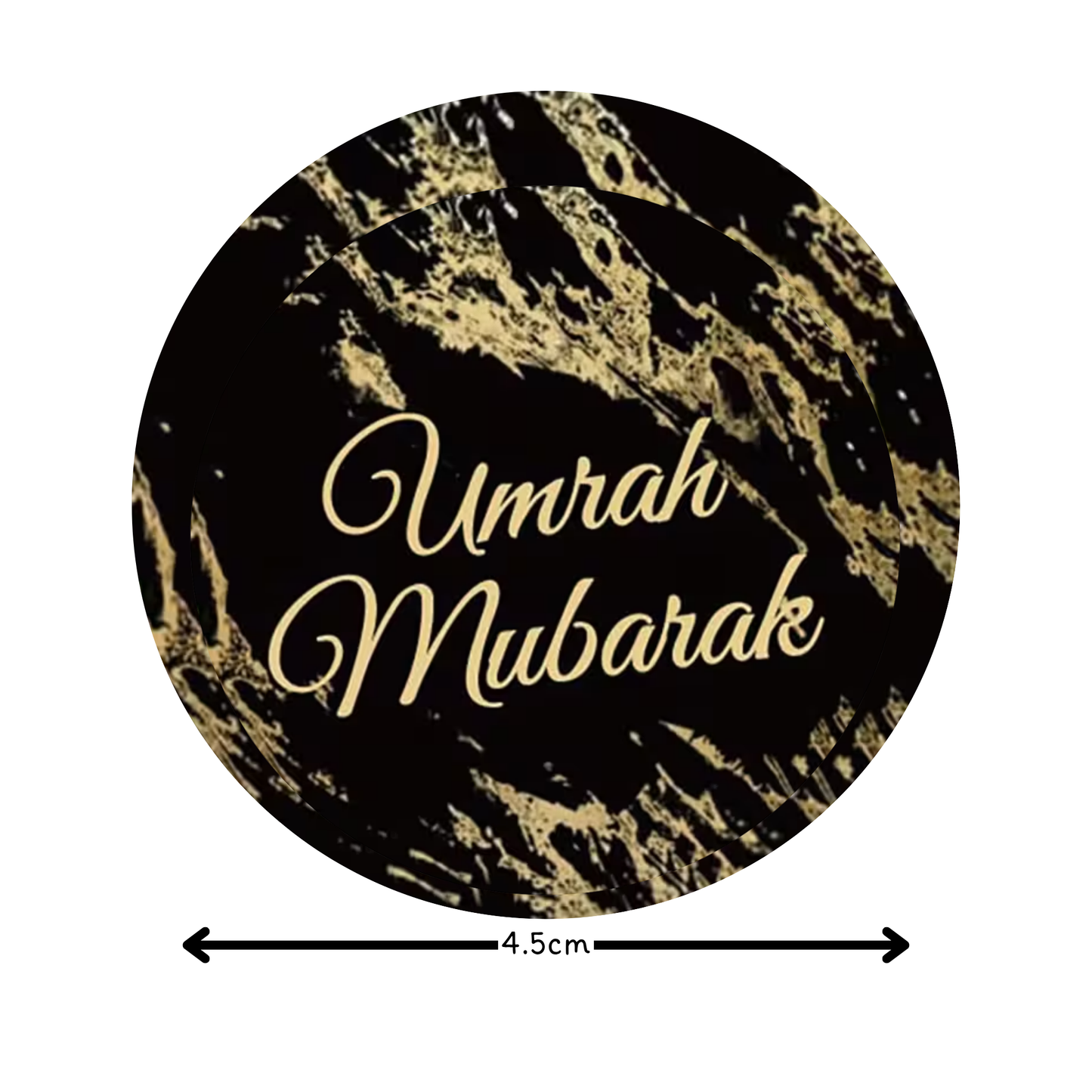 Image of Umrah Mubarak Sticker Size