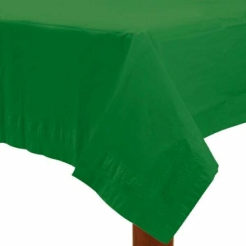 Green Disposable Plastic Table Cover