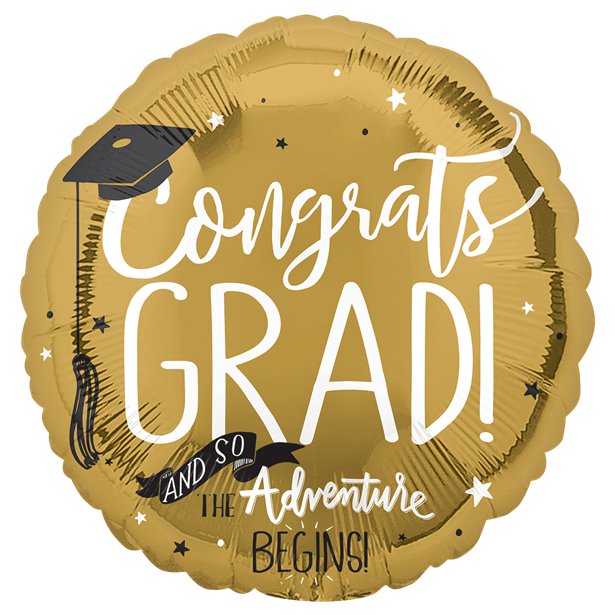 Congrats Grad Foil Balloon - 18"