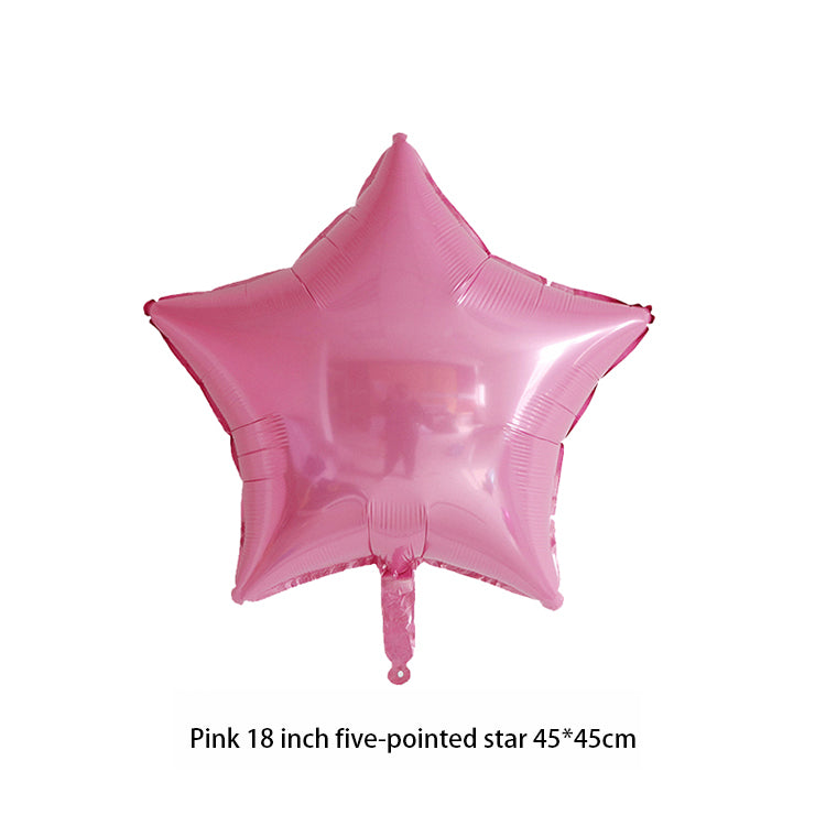Pink Star Balloon - 18"