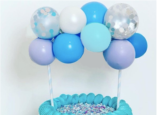 Balloon Garland Cake Topper