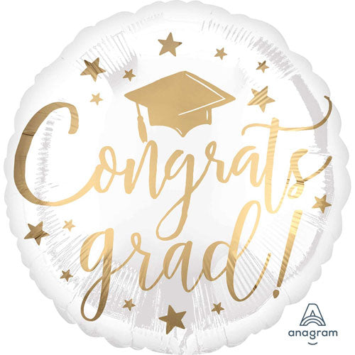 Congrats Grad Script Foil Balloon - 18"
