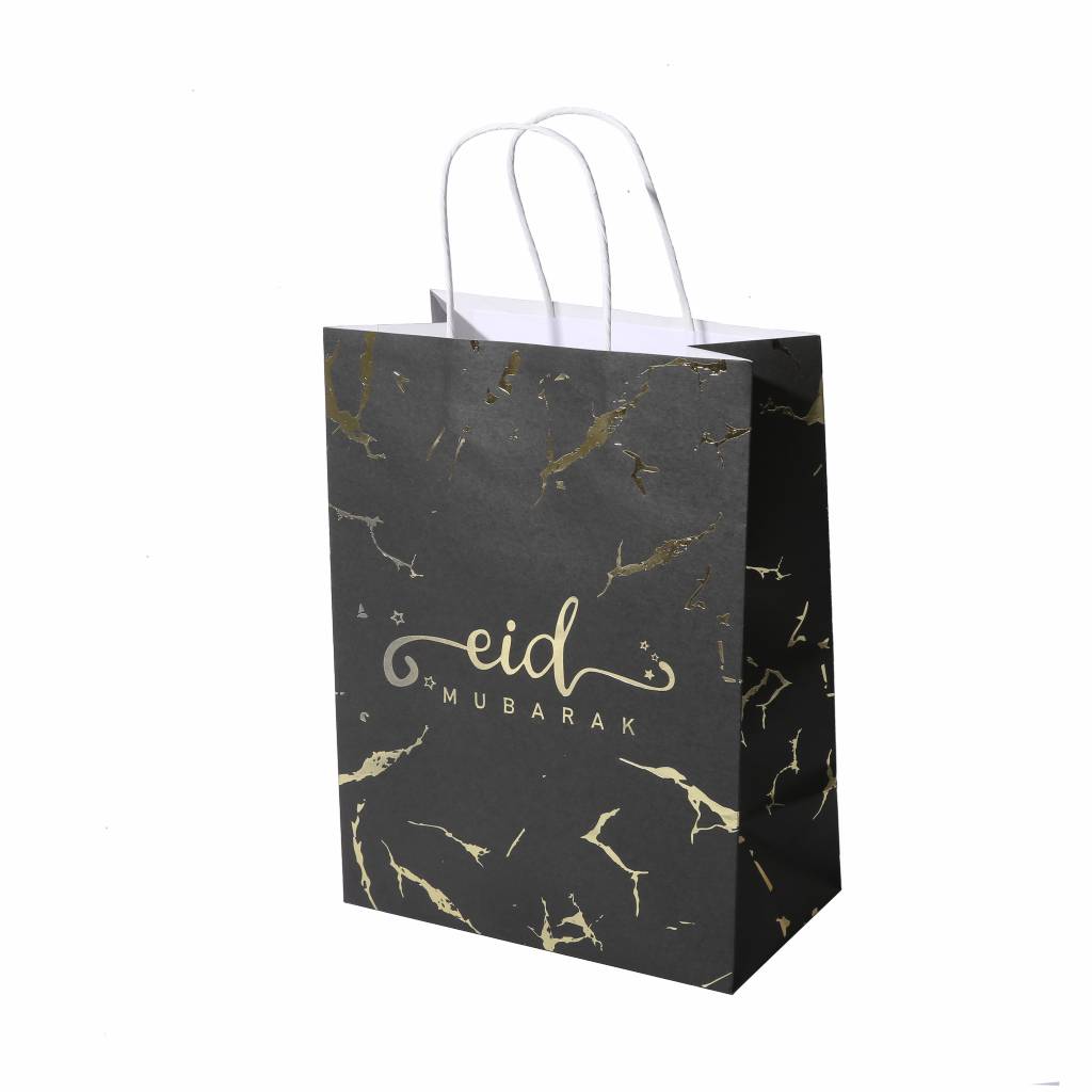 Single Black & Gold Eid Mubarak Gift Bag