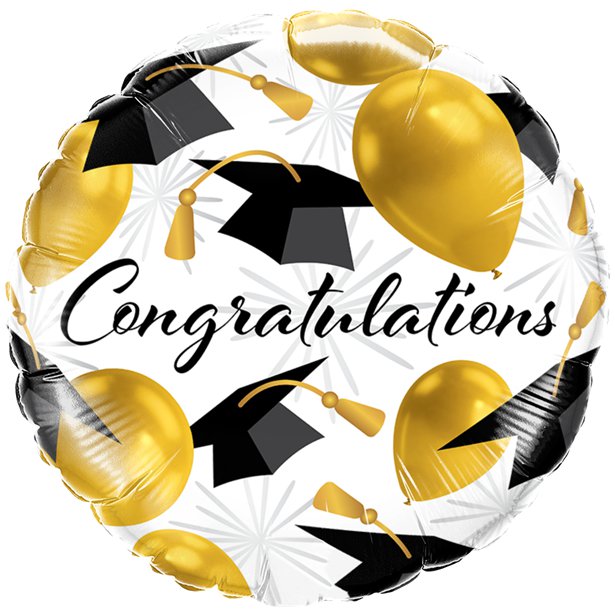 'Congratulations' Graduation Foil Balloon - 18"