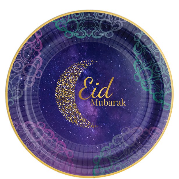 Opulent Eid Plates - 23cm