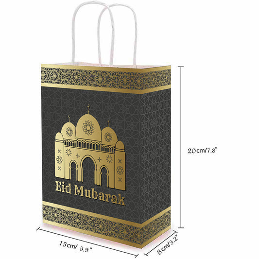 10 x Eid Mubarak Party Bags Gift Bags - Small