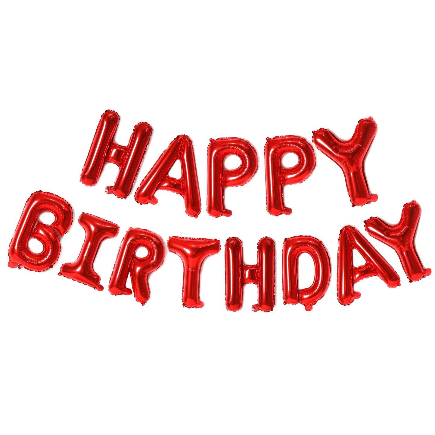 Happy Birthday Foil Balloon - Red